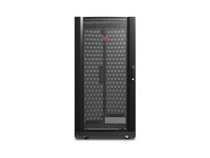 APC NetShelter AV Enclosure with Sides and 10-32 Threaded Rails - Rack - noir - 24U - pour P/N: SMTL1500RM3UC - AR3814 - Accessoires pour serveur