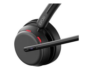 EPOS IMPACT 1061T ANC - Micro-casque - sur-oreille - Bluetooth - sans fil, filaire - Suppresseur de bruit actif - 1001171 - Écouteurs