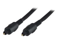 MCL MC760HQ - Câble audio numérique (optique) - TOSLINK mâle pour TOSLINK mâle - 5 m - fibre optique - 90 dB - noir - MC760HQ-5M - Accessoires pour systèmes audio domestiques