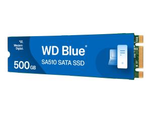 WD Blue SA510 WDS500G3B0B - SSD - 500 Go - interne - M.2 2280 - SATA 6Gb/s - bleu - WDS500G3B0B - Disques SSD