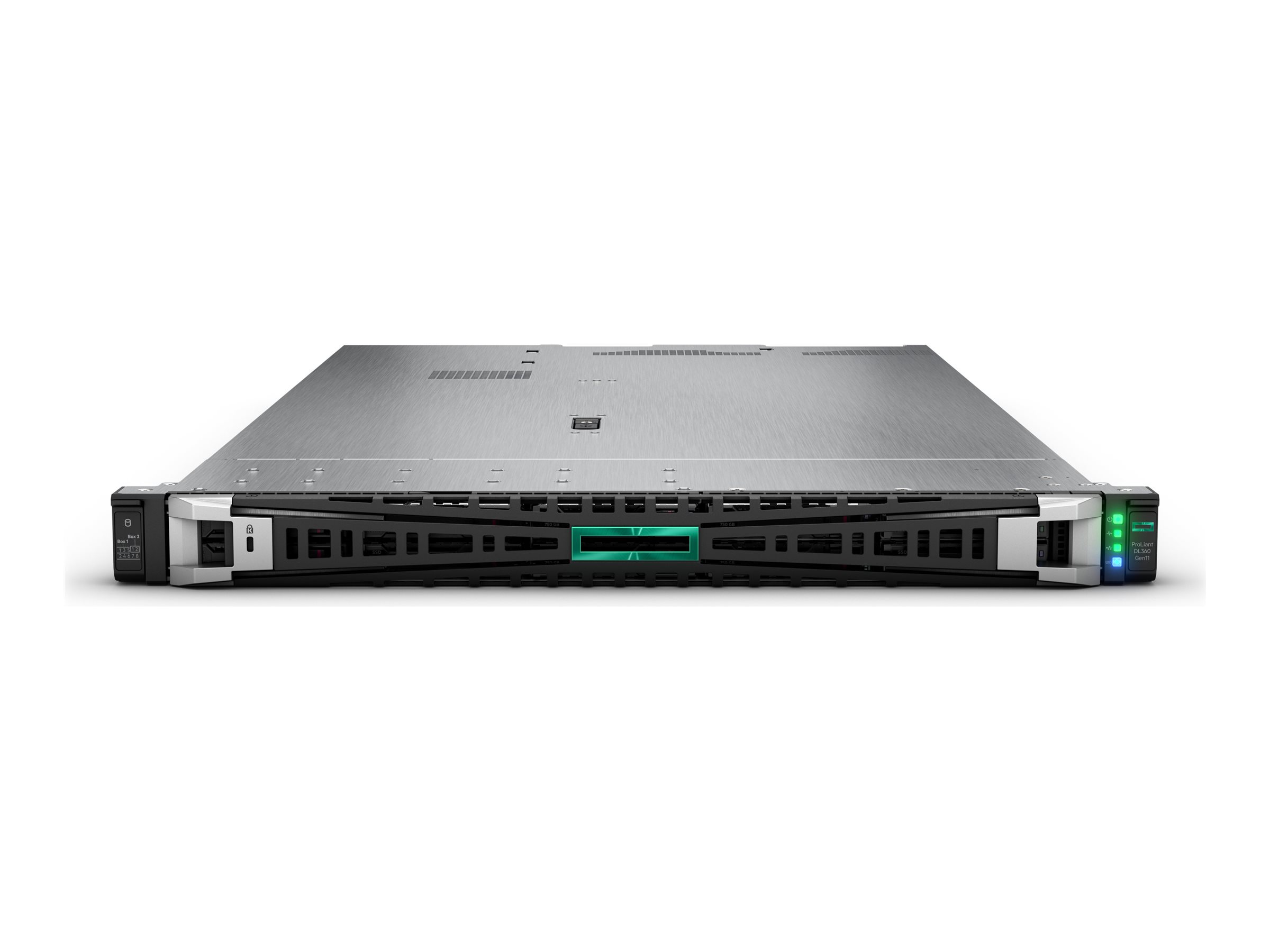 HPE ProLiant DL360 Gen11 Network Choice - Serveur - Montable sur rack - 1U - 2 voies - 1 x Xeon Silver 4410Y / jusqu'à 3.9 GHz - RAM 32 Go - SATA - hot-swap 3.5" baie(s) - aucun disque dur - Gigabit Ethernet - Aucun SE fourni - moniteur : aucun - P60735-421 - Serveurs rack