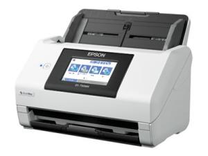 Epson WorkForce DS-790WN - Scanner de documents - Recto-verso - A4/Legal - 600 dpi x 600 dpi - jusqu'à 45 ppm (mono) / jusqu'à 45 ppm (couleur) - Chargeur automatique de documents (100 feuilles) - jusqu'à 7000 pages par jour - USB 3.0, Gigabit LAN, Wi-Fi(n), USB 2.0 (Host) - B11B265401 - Scanneurs de documents