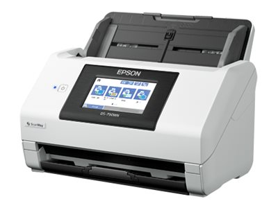 Epson WorkForce DS-790WN - Scanner de documents - Recto-verso - A4/Legal - 600 dpi x 600 dpi - jusqu'à 45 ppm (mono) / jusqu'à 45 ppm (couleur) - Chargeur automatique de documents (100 feuilles) - jusqu'à 7000 pages par jour - USB 3.0, Gigabit LAN, Wi-Fi(n), USB 2.0 (Host) - B11B265401 - Scanneurs de documents