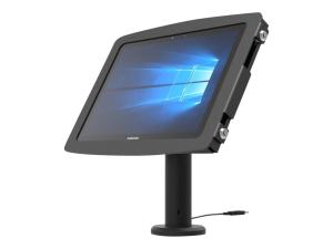 Compulocks Space Rise Surface Pro 7 / Galaxy TabPro S Counter Top Kiosk 8" Black - Pied - pour tablette - verrouillable - noir - pour Microsoft Surface Pro (Mi-2017), Pro 3, Pro 4, Pro 6, Pro 7; Samsung Galaxy TabPro S - TCDP01912SGEB - Accessoires pour ordinateur portable et tablette