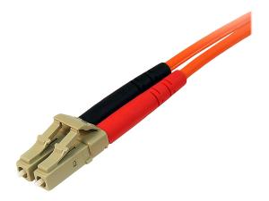 StarTech.com 1m Fiber Optic Cable - Multimode Duplex 50/125 - LSZH - LC/LC - OM2 - LC to LC Fiber Patch Cable (50FIBLCLC1) - Câble réseau - LC multi-mode (M) pour LC multi-mode (M) - 1 m - fibre optique - duplex - 50 / 125 microns - pour P/N: GLCLHSMDSTTA, GLCSXMMDST, GLCSXMMDSTT, JD118BST, MASFP1GBSXST, SFP100BFXST - 50FIBLCLC1 - Câblesenfibres
