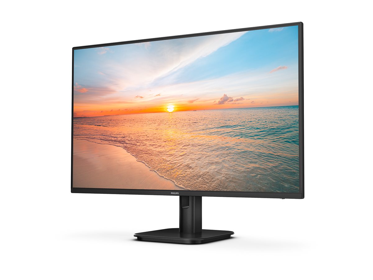 Philips 27E1N1100A - 1000 Series - écran LED - 27" - 1920 x 1080 Full HD (1080p) @ 100 Hz - IPS - 250 cd/m² - 1300:1 - 1 ms - HDMI, VGA - haut-parleurs - noir - 27E1N1100A/00 - Écrans d'ordinateur