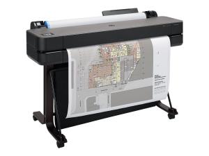 HP DesignJet T630 - 2025 Edition - 36" imprimante grand format - couleur - jet d'encre - Rouleau A1 (61,0 cm x 45,7 m), A1, ANSI D - 2 400 x 1 200 ppp - jusqu'à 0.5 min/page (mono) / jusqu'à 0.5 min/page (couleur) - USB 2.0, Gigabit LAN, Wi-Fi(n) - outil de coupe - 5HB11D#B19 - Imprimantes jet d'encre