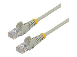 StarTech.com Câble réseau Cat5e UTP sans crochet de 3 m - Cordon Ethernet RJ45 anti-accroc - Câble patch - M/M - Gris - Cordon de raccordement - RJ-45 (M) pour RJ-45 (M) - 3 m - UTP - CAT 5e - moulé, sans crochet - gris - 45PAT3MGR - Câbles à paire torsadée