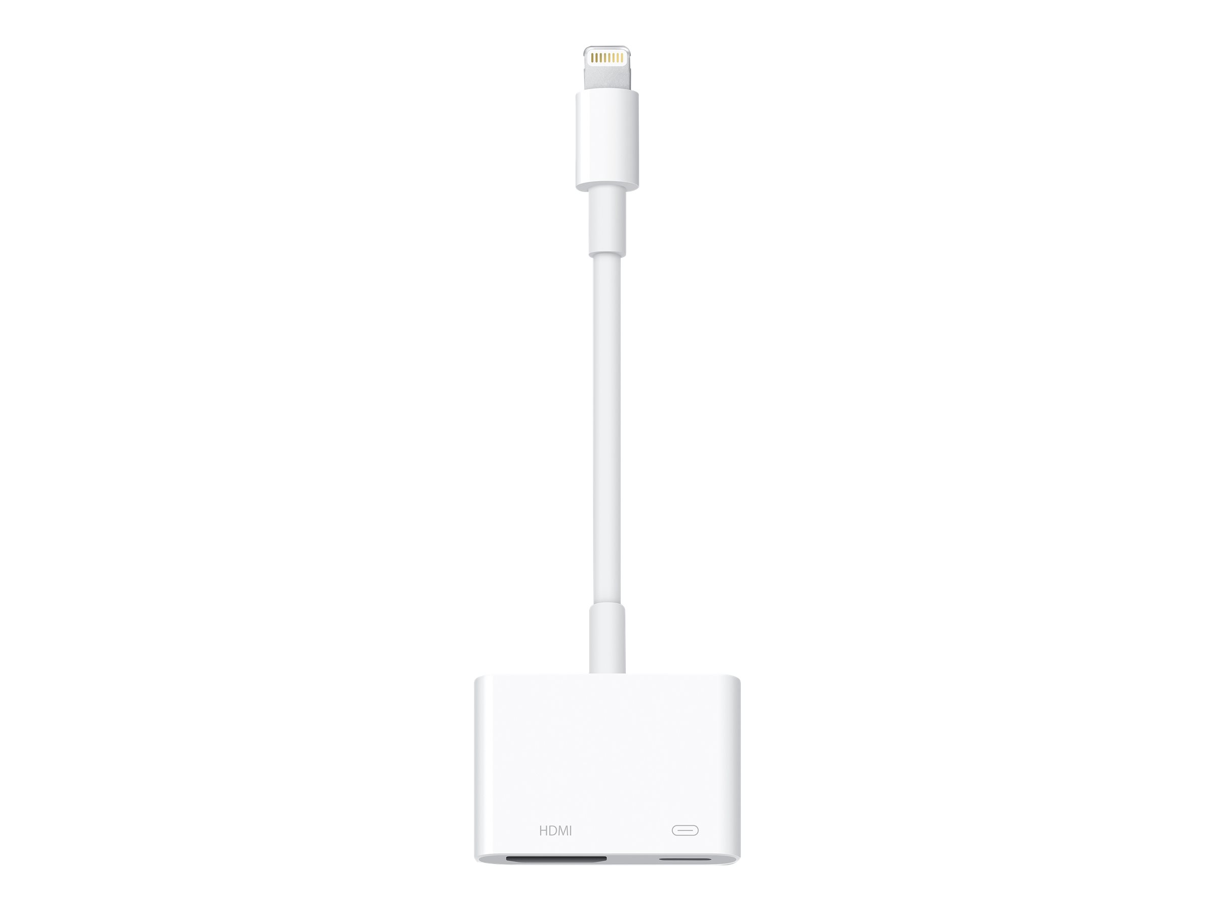 Apple Lightning Digital AV Adapter - Câble Lightning - Lightning mâle pour HDMI, Lightning femelle - MD826ZM/A - Câbles HDMI