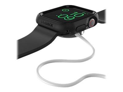 OtterBox EXO EDGE - Pare-chocs pour montre intelligente - polycarbonate, TPE - noir - pour Apple Watch (44 mm) - 77-63620 - Sacs multi-usages