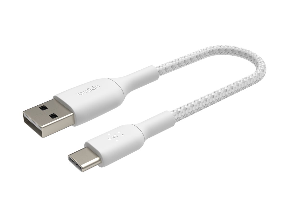 Belkin BOOST CHARGE - Câble USB - 24 pin USB-C (M) pour USB (M) - 2 m - blanc - CAB002BT2MWH - Câbles USB