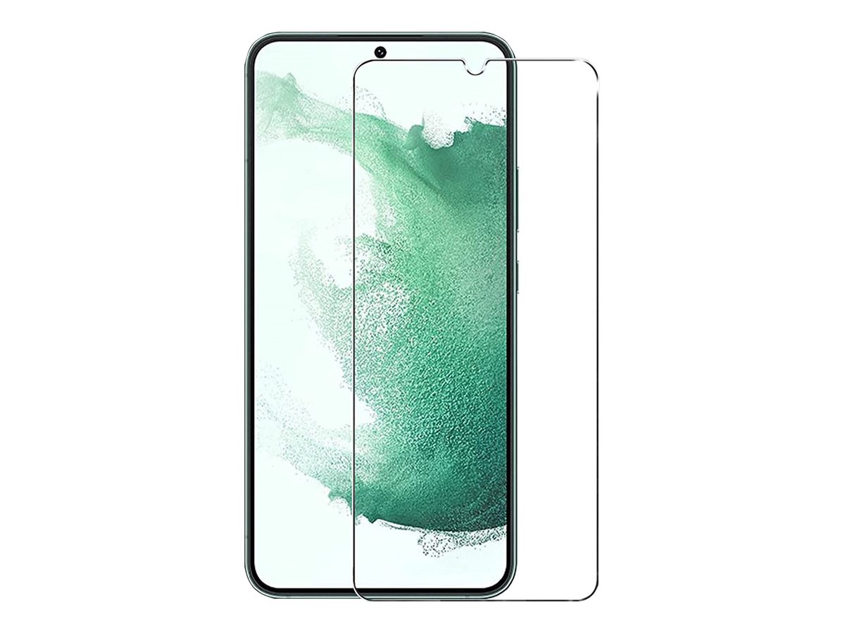 DLH DY-PE4830 - Protection d'écran pour téléphone portable - verre - couleur de cadre noir - pour Samsung Galaxy S22 - DY-PE4830 - Accessoires pour téléphone portable