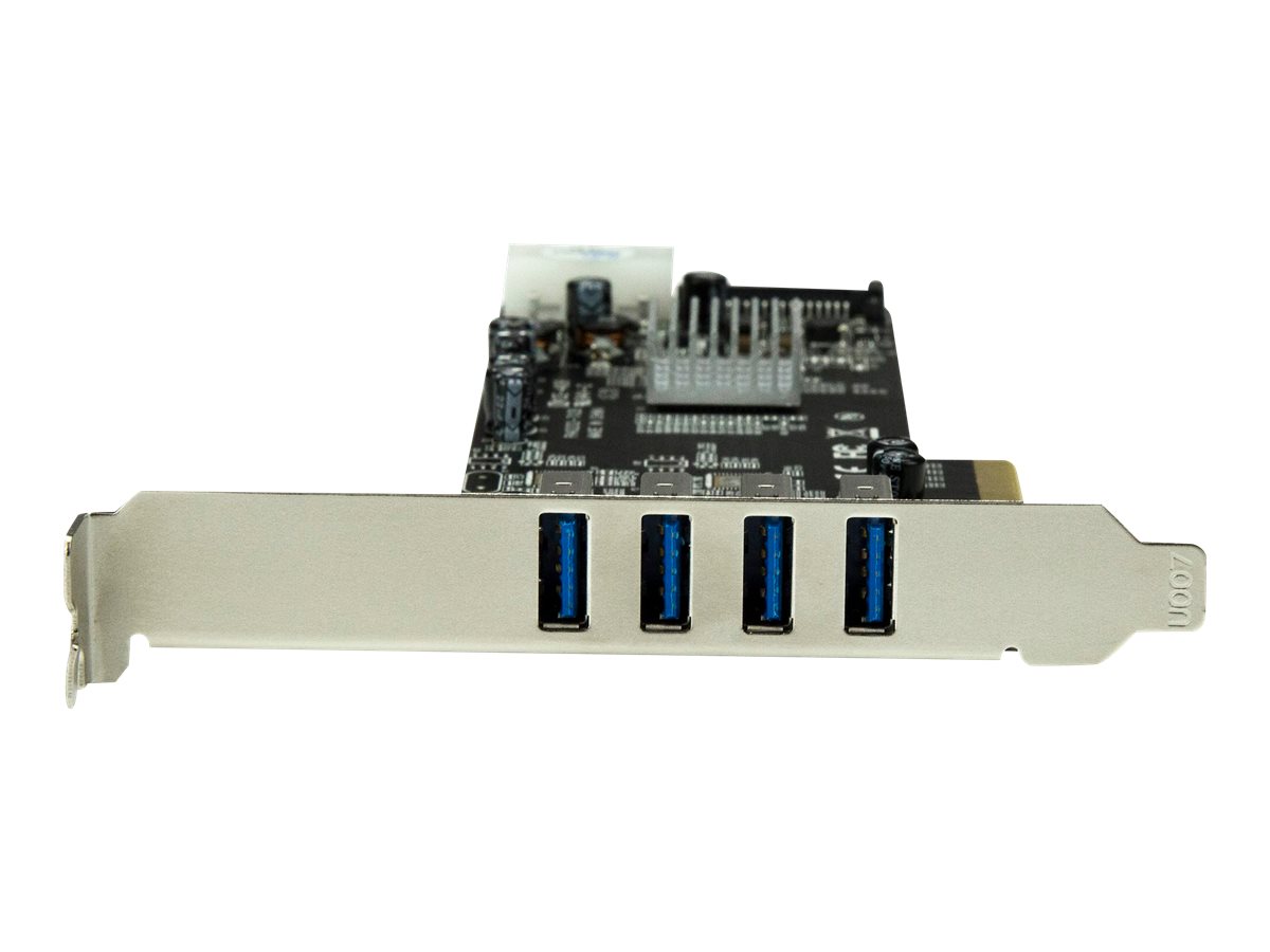 StarTech.com Carte contrôleur PCIe à 4 ports USB 3.0 avec 2 voies dédiées - Adaptateur USB - PCIe x4 - USB 3.0 x 4 - pour P/N: BNDTB10GI, BNDTB210GSFP, BNDTB310GNDP, BNDTB410GSFP, BNDTB4M2E1, BNDTBUSB3142 - PEXUSB3S42V - Adaptateurs réseau PCI-e