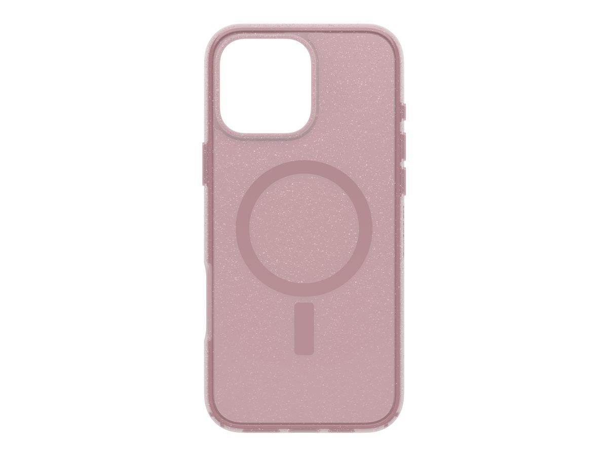 OtterBox Symmetry Series - Coque de protection pour téléphone portable - compatibilité avec MagSafe - couche de polycarbonate, élastomère thermoplastique (TPE) - baie de baies de cerises (rose) - pour Apple iPhone 16 Pro Max - 77-96432 - Coques et étuis pour téléphone portable