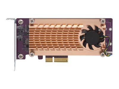 QNAP QM2-2P-244A - Contrôleur de stockage - PCIe - profil bas - PCIe 2.0 x4 - pour QNAP TS-1232, 1277, 253, 453, 473, 677, 832, 853, 877, 977, TVS-2472, 473, 673, 872, 873 - QM2-2P-244A - Adaptateurs de stockage