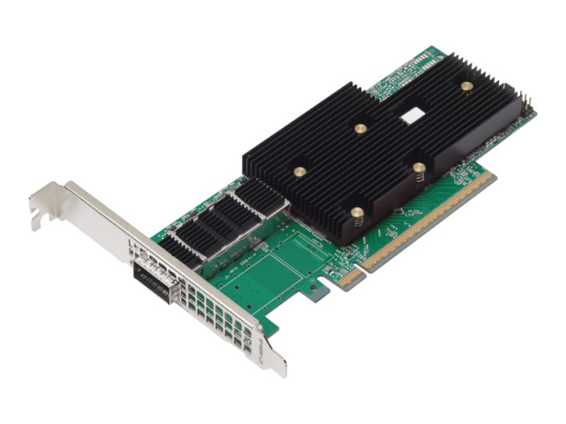 Broadcom P1400GD - Adaptateur réseau - PCIe 5.0 x16 profil bas - 400 Gigabit QSFP112 x 1 - BCM957608-P1400GDF00 - Adaptateurs réseau filaires