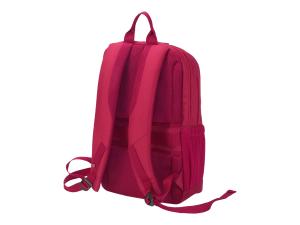 DICOTA Eco Backpack Scale - Sac à dos pour ordinateur portable - 13" - 15.6" - rouge - D31734 - Sacoches pour ordinateur portable