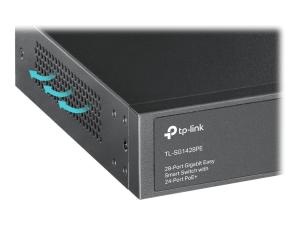 TP-Link TL-SG1428PE - Commutateur - intelligent - 24 x 10/100/1000 (PoE+) + 2 x 10/100/1000 - Montable sur rack - PoE+ (250 W) - CA 100 - 240 V - TL-SG1428PE - Concentrateurs et commutateurs gigabit