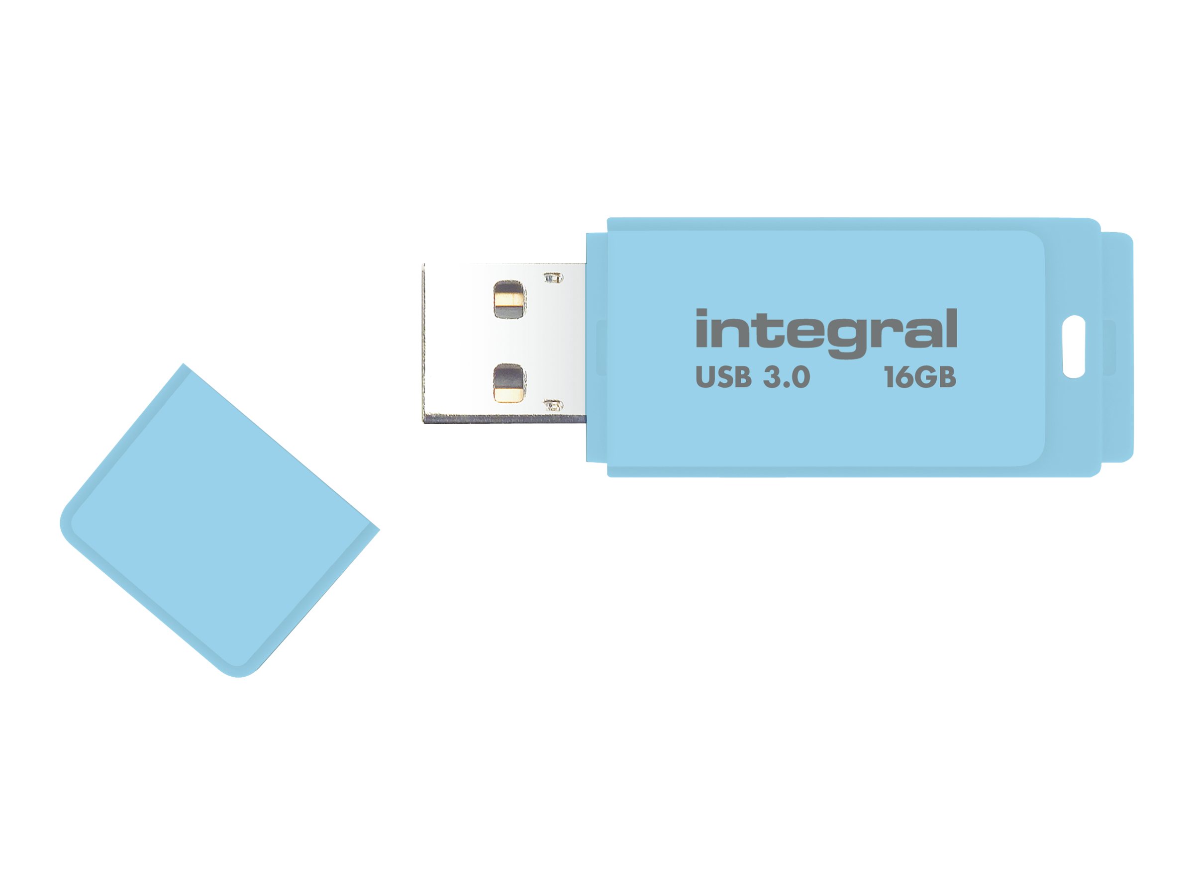 Integral Pastel - Clé USB - 16 Go - USB 3.0 - Ciel bleu - INFD16GBPASBLS3.0 - Lecteurs flash