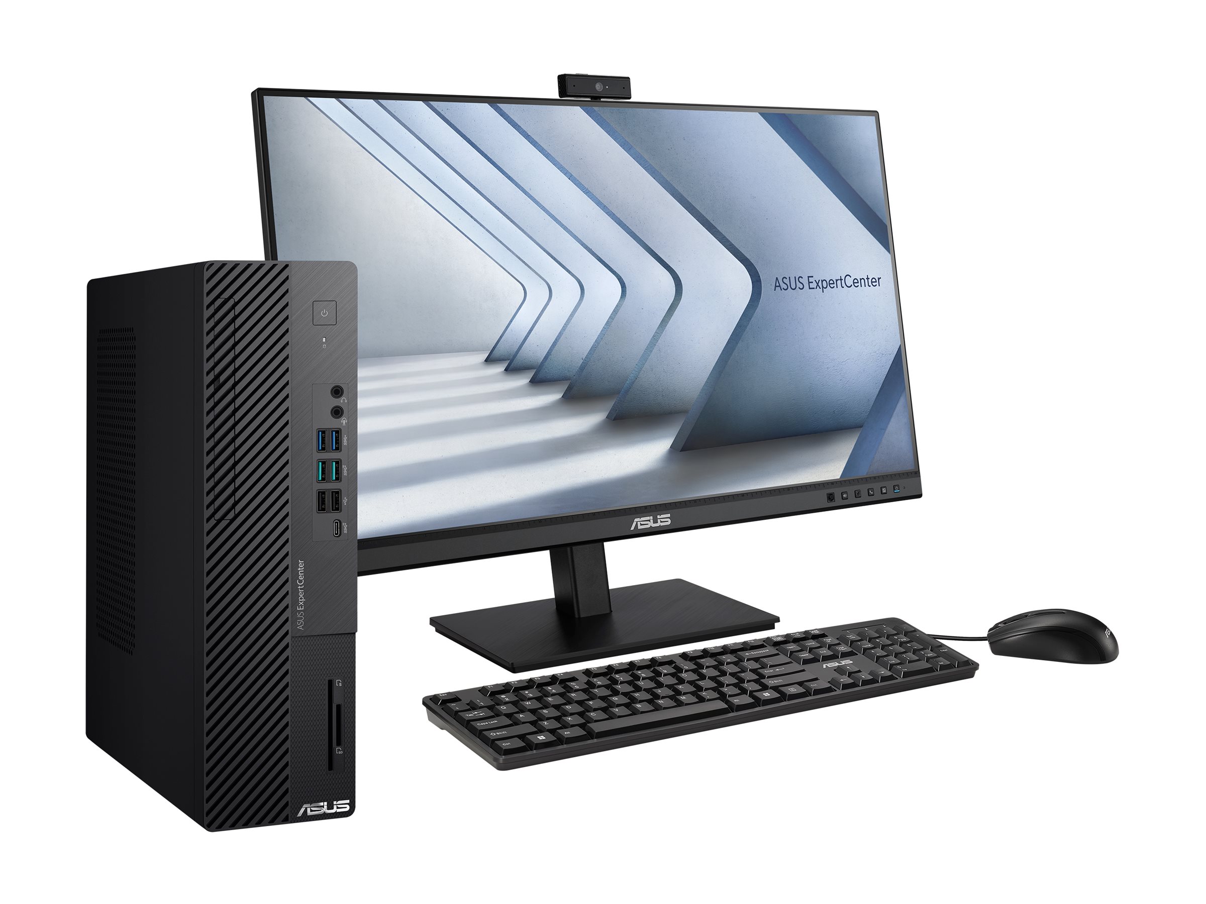 ASUS ExpertCenter D7 D700SE 513500145X - SFF - Core i5 13500 / jusqu'à 4.8 GHz - RAM 8 Go - SSD 512 Go - NVMe - UHD Graphics 770 - Gigabit Ethernet, Bluetooth 5.3, IEEE 802.11ax (Wi-Fi 6) - 802.11a/b/g/n/ac/ax, Bluetooth 5.3 - Win 11 Pro - moniteur : aucun - noir - 90PF0421-M01L70 - Ordinateurs de bureau