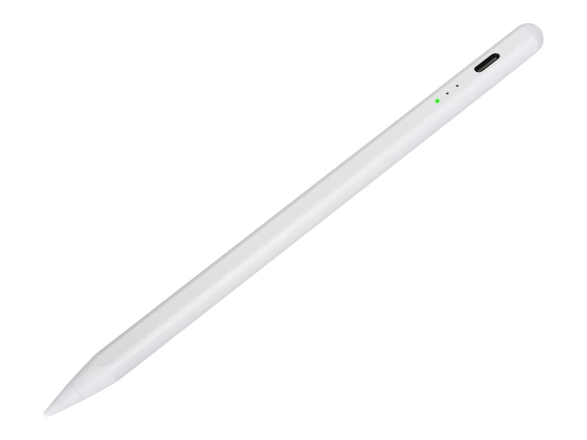 DLH - Stylet actif - blanc - boîte en carton - pour Apple 10.2-inch iPad; 10.5-inch iPad Air; 10.9-inch iPad; 10.9-inch iPad Air; iPad mini 5 - DY-ST4980 - Dispositifs de pointage