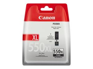 Canon PGI-550PGBK XL - 22 ml - à rendement élevé - noir - original - réservoir d'encre - pour PIXMA iP8750, iX6850, MG5550, MG5650, MG5655, MG6450, MG6650, MG7150, MG7550, MX725, MX925 - 6431B001 - Réservoirs d'encre
