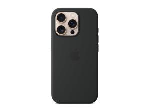 Apple - Coque de protection pour téléphone portable - compatibilité avec MagSafe - silicone - noir - pour iPhone 16 Pro - MYYJ3ZM/A - Coques et étuis pour téléphone portable