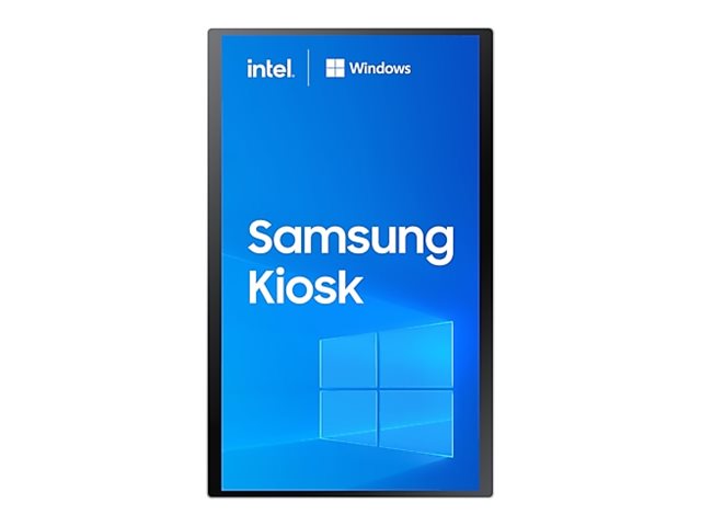 Samsung KM24C-C - Kiosque - 1 x Celeron jusqu'à - flash 256 Go - Win 10 IoT Enterprise - moniteur : LED 24" 1920 x 1080 (Full HD) @ 75 Hz écran tactile - LH24KMCCBGCXEN - Kiosques