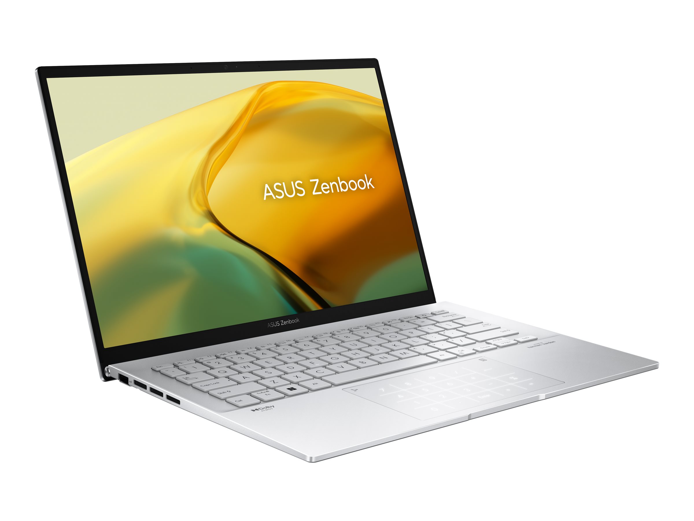 ASUS ZenBook 14 OLED BX3402VA-KM576X - Conception de charnière à 180 degrés - Intel Core i5 - 1340P / jusqu'à 4.6 GHz - Win 11 Pro - Carte graphique Intel Iris Xe - 16 Go RAM - 1 To SSD NVMe - 14" OLED 2880 x 1800 (WQXGA+) @ 90 Hz - Wi-Fi 6E, Bluetooth - argent brumeux - 90NB10G6-M00W60 - Ordinateurs portables