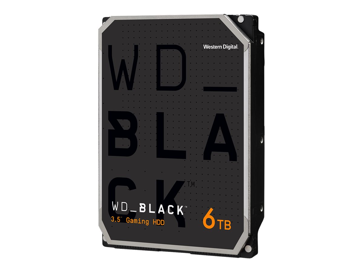 WD_BLACK WD6004FZWX - Disque dur - 6 To - interne - 3.5" - SATA 6Gb/s - 7200 tours/min - mémoire tampon : 128 Mo - WD6004FZWX - Disques durs internes