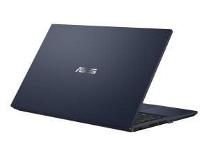 ASUS ExpertBook B1 B1502CVA-BQ0188X - Conception de charnière à 180 degrés - Intel Core i3 - i3-1315U / jusqu'à 4.5 GHz - Win 11 Pro - UHD Graphics - 8 Go RAM - 256 Go SSD NVMe - 15.6" 1920 x 1080 (Full HD) - Gigabit Ethernet - Wi-Fi 6, Bluetooth - noir étoilé - 90NX06X1-M006K0 - Ordinateurs portables