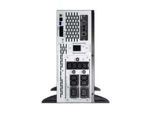 APC Smart-UPS X 2200 rack/tour LCD - Onduleur (montable sur rack / externe) - CA 230 V - 1980 Watt - 2200 VA - Ethernet 10/100, RS-232, USB - connecteurs de sortie : 10 - 4U - noir - avec APC UPS Network Management Card - pour P/N: AR106SH6, AR109SH6, AR112SH6, AR3006, AR3006SP, AR3103, AR3103SP, AR3106, AR3106SP - SMX2200HVNC - UPS montables sur rack