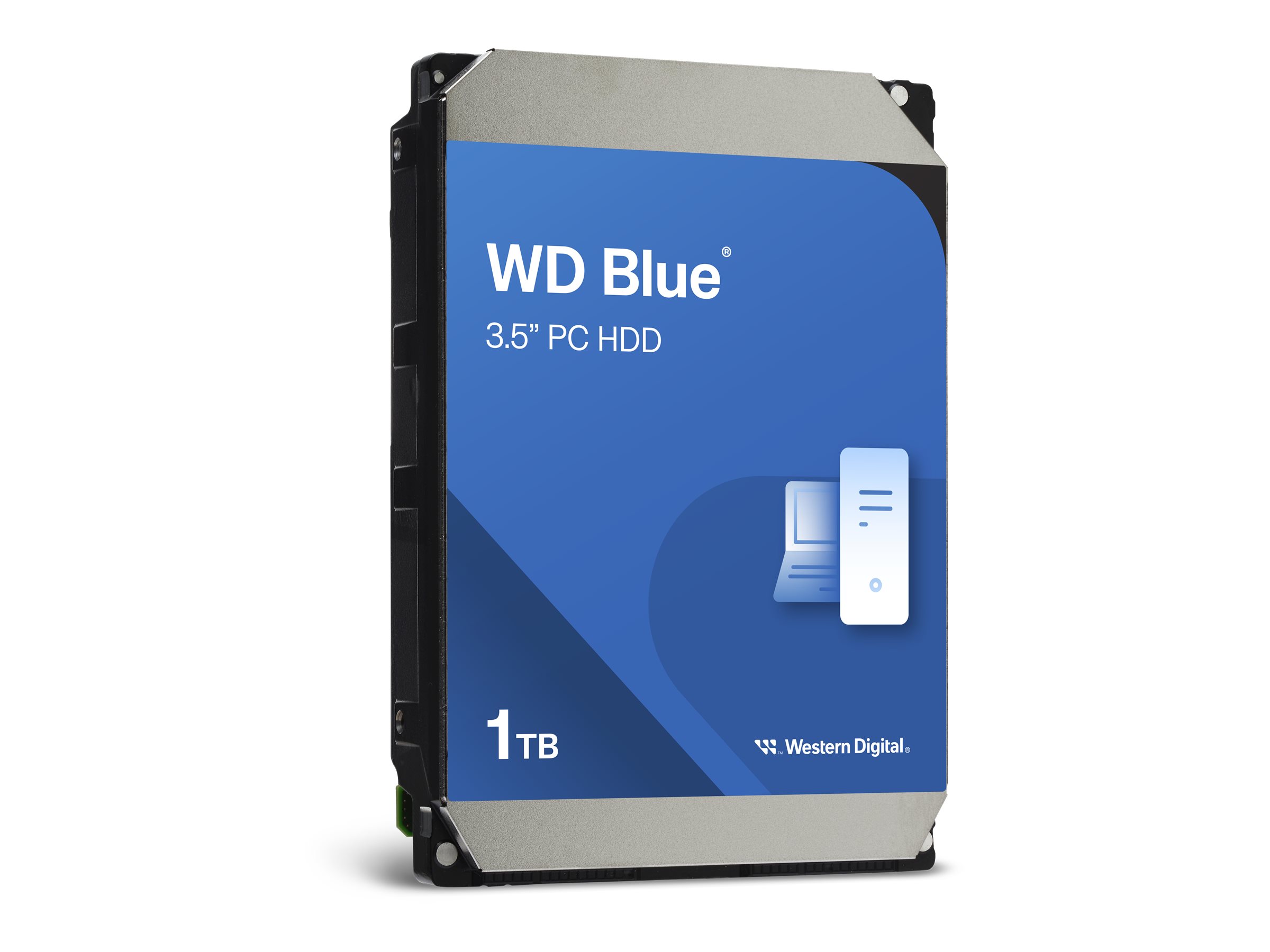 WD Blue WD10EZEX - Disque dur - 1 To - interne - 3.5" - SATA 6Gb/s - 7200 tours/min - mémoire tampon : 64 Mo - pour My Cloud EX2 - WD10EZEX - Disques durs internes
