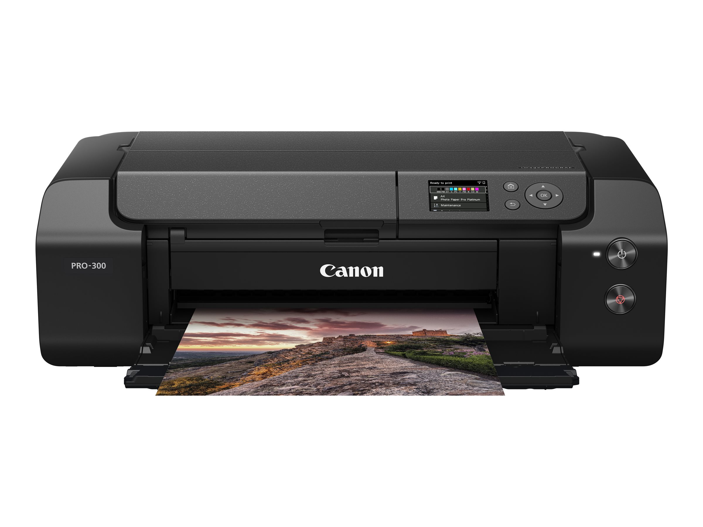 Canon imagePROGRAF PRO-300 - 13" imprimante grand format - couleur - jet d'encre - A3/Ledger - jusqu'à 4.25 min/page (mono) / jusqu'à 4.25 min/page (couleur) - capacité : 100 feuilles - USB 2.0, LAN, Wi-Fi(n) - 4278C009 - Imprimantes jet d'encre