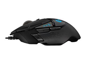 Souris de jeu Logitech G502 (Hero) - Souris - optique - 11 boutons - filaire - USB - 910-005471 - Souris