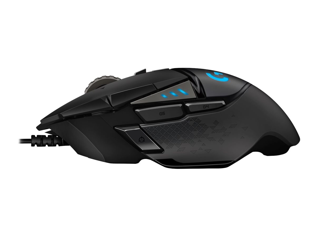 Souris de jeu Logitech G502 (Hero) - Souris - optique - 11 boutons - filaire - USB - 910-005471 - Souris