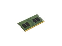 Kingston ValueRAM - DDR4 - module - 8 Go - SO DIMM 260 broches - 2666 MHz / PC4-21300 - CL19 - 1.2 V - mémoire sans tampon - non ECC - KVR26S19S8/8 - DDR4