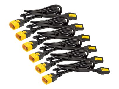 APC - Câble d'alimentation - power IEC 60320 C13 pour IEC 60320 C14 - 10 A - 1.22 m - noir - pour P/N: SCL500RMI1UC, SCL500RMI1UNC, SMTL750RMI2UC, SRT1500RMXLI, SRT1500XLI, SRT2200XLI-KR - AP8704S-WW - Câbles d'alimentation