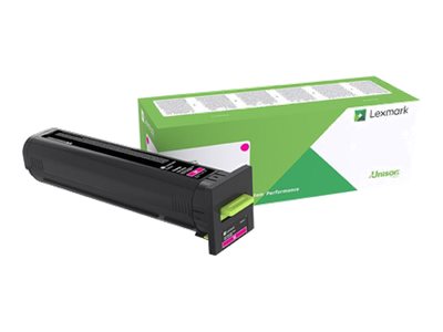 Lexmark - Magenta - original - cartouche de toner LCCP, Entreprise Lexmark - pour Lexmark CS820, CX820, CX825, CX860 - 72K20ME - Cartouches de toner