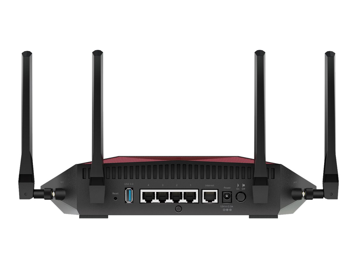 Jeu NETGEAR Nighthawk Pro XR1000 - - routeur sans fil - commutateur 4 ports - 1GbE - Wi-Fi 6 - Bi-bande - XR1000-100EUS - Passerelles et routeurs SOHO