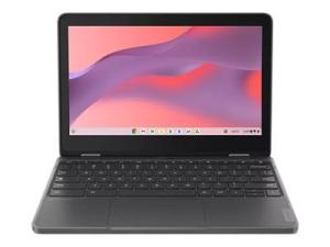 Lenovo 300e Yoga Chromebook Gen 4 82W2 - Conception inclinable - Kompanio 520 - Chrome OS - Mali-G52 2EE MC2 - 8 Go RAM - 64 Go eMMC - 11.6" IPS écran tactile 1366 x 768 (HD) - Wi-Fi 6 - gris graphite - clavier : Français - 82W2000KFR - Netbook