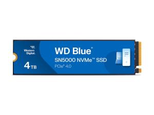 WD Blue SN5000 WDS400T4B0E-00BKY0 - SSD - 4 To - interne - M.2 2280 - PCIe 4.0 x4 (NVMe) - WDS400T4B0E-00BKY0 - Disques SSD