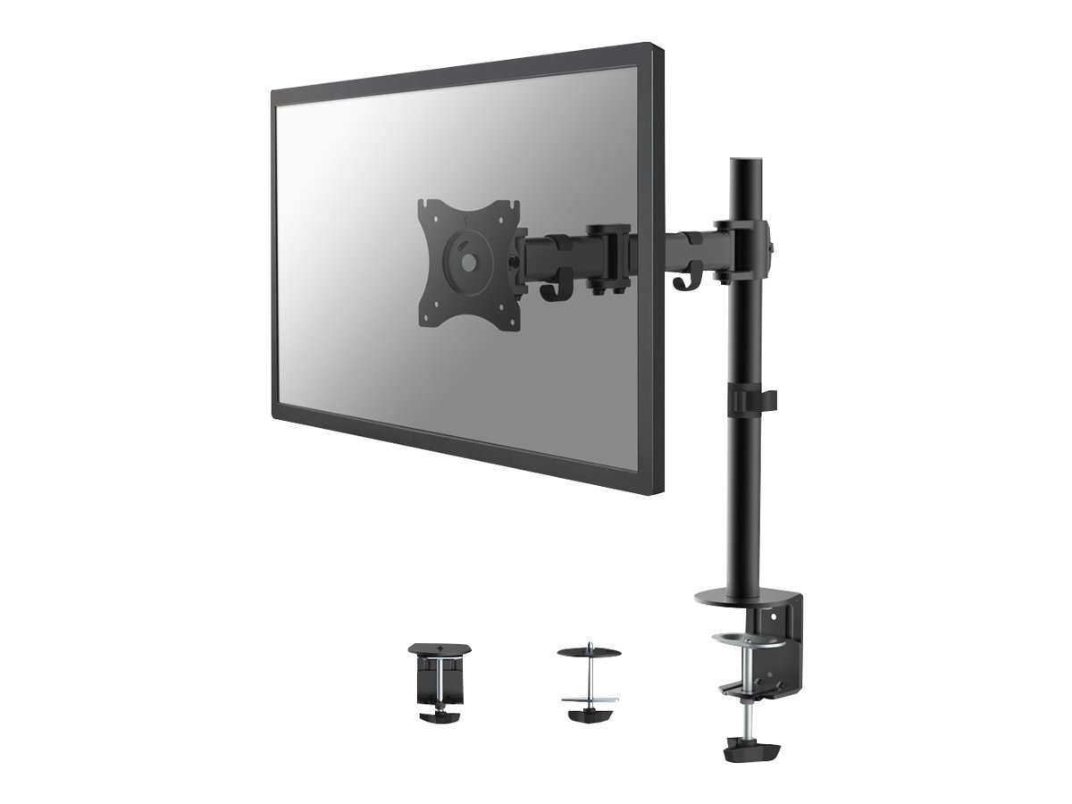Neomounts NM-D135 - Kit de montage - pleine action - pour Écran LCD - noir - Taille d'écran : 10"-30" - pinces montables, oeillet, montrable sur bureau - NM-D135BLACK - Accessoires pour écran