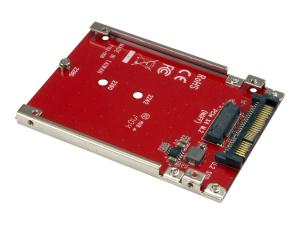 StarTech.com Adaptateur PCIe M.2 - U.2 SFF-8639 - Pour SSD M.2 PCIe NVMe - SSD PCIe - Carte PCI Express (U2M2E125) - Adaptateur d'interface - M.2 - M.2 Card - U.2 - rouge - U2M2E125 - Adaptateurs de stockage
