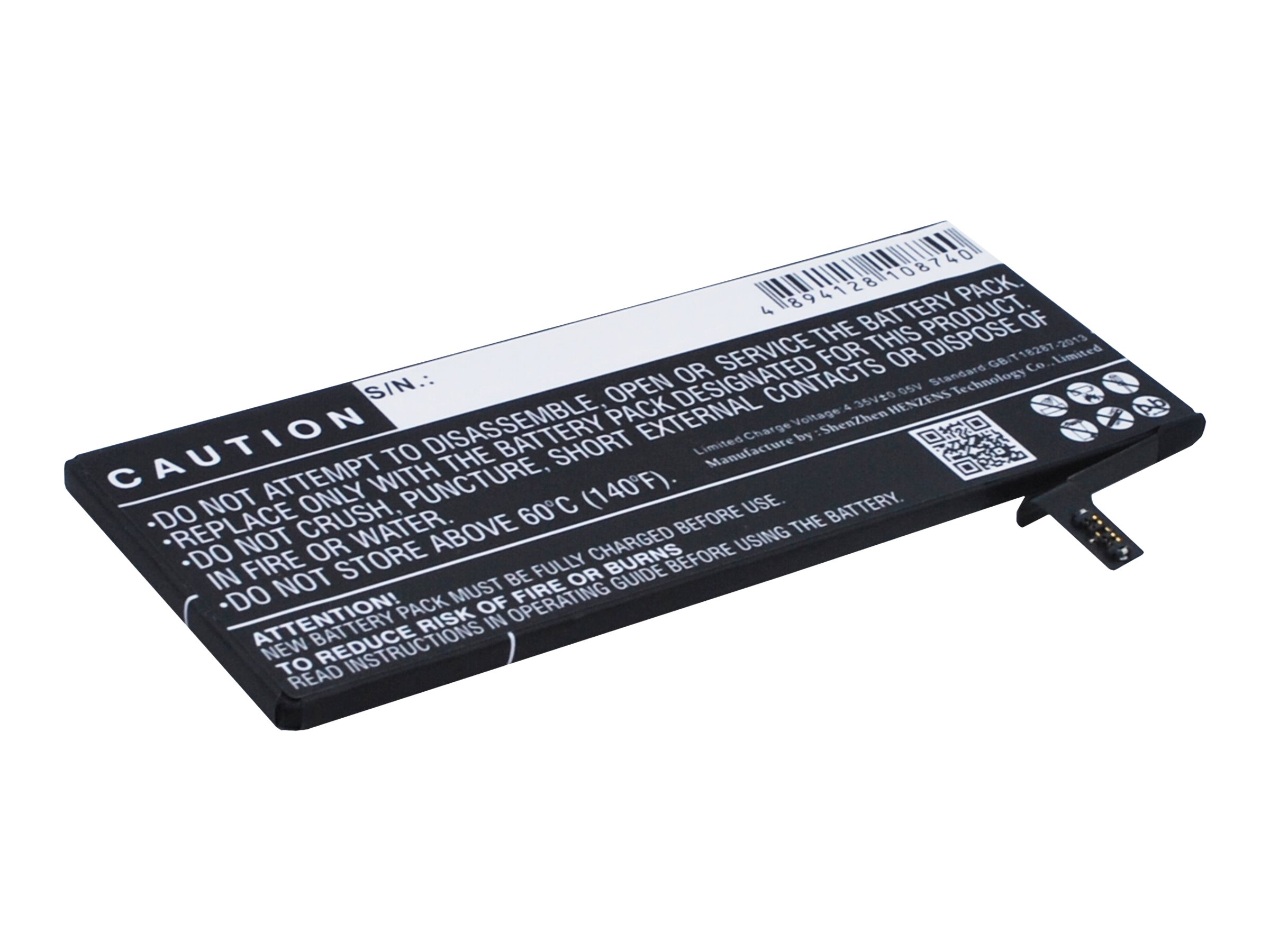 DLH - Batterie - Li-pol - 1900 mAh - 7.22 Wh - pour Apple iPhone 6s - EA-PA2465-1900 - Batteries et adaptateurs d'alimentation pour téléphone cellulaire