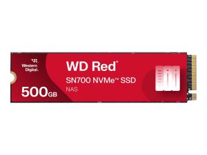 WD Red SN700 WDS500G1R0C - SSD - 500 Go - interne - M.2 2280 - PCIe 3.0 x4 (NVMe) - WDS500G1R0C - Disques SSD