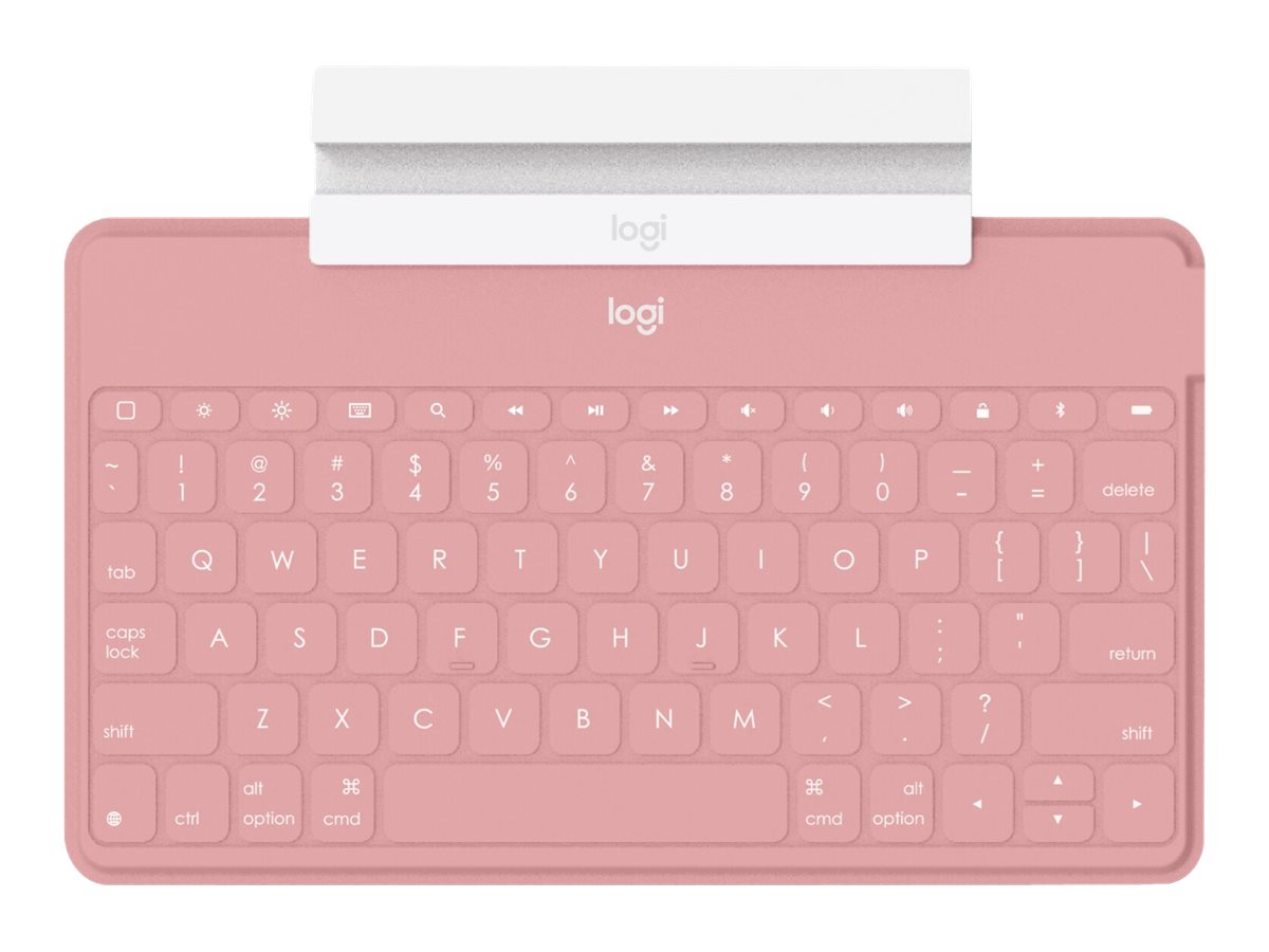 Logitech Keys-To-Go - Clavier - Bluetooth - QWERTZ - Allemand - rose blush - pour Apple iPad/iPhone/TV - 920-010045 - Claviers