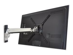 Ergotron Interactive Arm VHD - Kit de montage (bras articulé, adaptateur VESA, support de fixation murale) - Technologie brevetée Constant Force - pour Écran LCD - aluminium - garniture noire, aluminium poli - Taille d'écran : 40"-63" - 45-304-026 - Accessoires pour écran