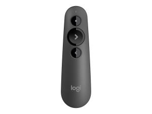 Logitech R500s - Télécommande de présentation - 3 boutons - graphite - 910-005843 - Télécommandes