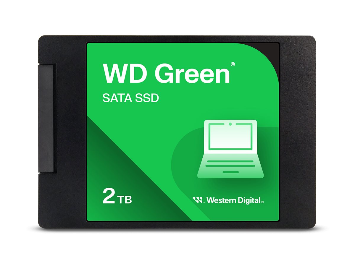 WD Green WDS200T2G0A-00CMW0 - SSD - 2 To - interne - 2.5" - SATA 6Gb/s - WDS200T2G0A-00CMW0 - Disques durs pour ordinateur portable